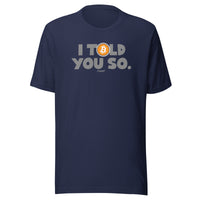 Load image into Gallery viewer, I Told You So Bitcoin T-Shirt-fomo21
