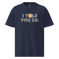 Load image into Gallery viewer, I Told You So Bitcoin Under Armour Athletic T-Shirt-Athletic T-Shirt-fomo21
