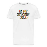 Load image into Gallery viewer, In My Bitcoin Era T-Shirt in white, unisex design
