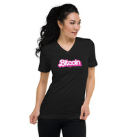 Load image into Gallery viewer, In The Bitcoin World Women's V-Neck T-Shirt-fomo21

