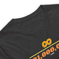 Load image into Gallery viewer, Infinity Divided By 21 Million Bitcoin T-Shirt-fomo21
