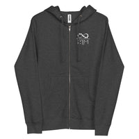 Load image into Gallery viewer, Infinity Divided By 21 Million Bitcoin Zip-up Hoodie Sweatshirt-Zip-up Hoodie Sweatshirt-fomo21
