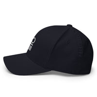 Load image into Gallery viewer, Infinity/21,000,000 (White Embroidery) Bitcoin Flexfit Hat-Flexfit Hat-fomo21
