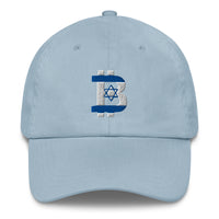 Load image into Gallery viewer, Israeli Flag Bitcoin B Dad Hat-fomo21
