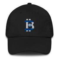 Load image into Gallery viewer, Israeli Flag Bitcoin B Dad Hat-fomo21
