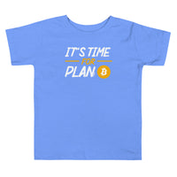 Load image into Gallery viewer, It's Time For Plan B Bitcoin Toddler T-Shirt-fomo21
