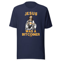 Load image into Gallery viewer, Jesus Was A Bitcoiner Bitcoin T-Shirt-fomo21
