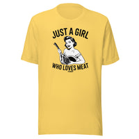 Load image into Gallery viewer, Just A Girl Who Loves Meat Carnivore T-Shirt-T-Shirt-fomo21
