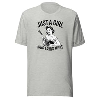 Load image into Gallery viewer, Just A Girl Who Loves Meat Carnivore T-Shirt-T-Shirt-fomo21
