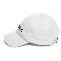 Load image into Gallery viewer, Just HODL It (Black Embroidery) Bitcoin Dad Hat-Dad Hat-fomo21
