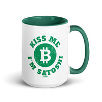 Load image into Gallery viewer, Kiss Me I'm Satoshi Bitcoin Coffee Mug-Coffee Mug-fomo21
