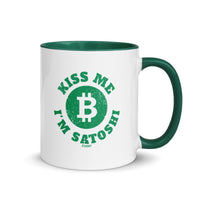Load image into Gallery viewer, Kiss Me I'm Satoshi Bitcoin Coffee Mug-Coffee Mug-fomo21
