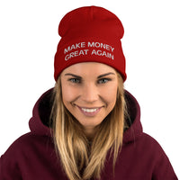 Load image into Gallery viewer, Make Money Great Again Embroidered Beanie - fomo21
