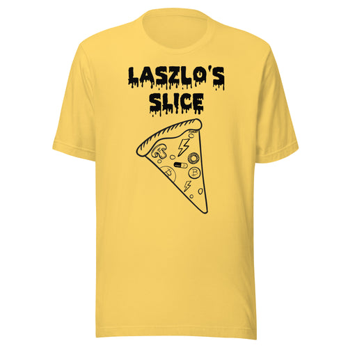 Laszlo's Slice Bitcoin T-Shirt-fomo21