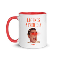 Load image into Gallery viewer, Legends Never Die Bitcoin White Coffee Mug-Coffee Mug-fomo21
