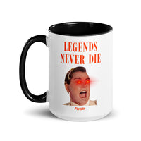 Load image into Gallery viewer, Legends Never Die Bitcoin White Coffee Mug-Coffee Mug-fomo21
