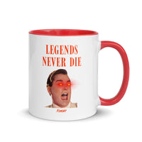 Load image into Gallery viewer, Legends Never Die Bitcoin White Coffee Mug-Coffee Mug-fomo21
