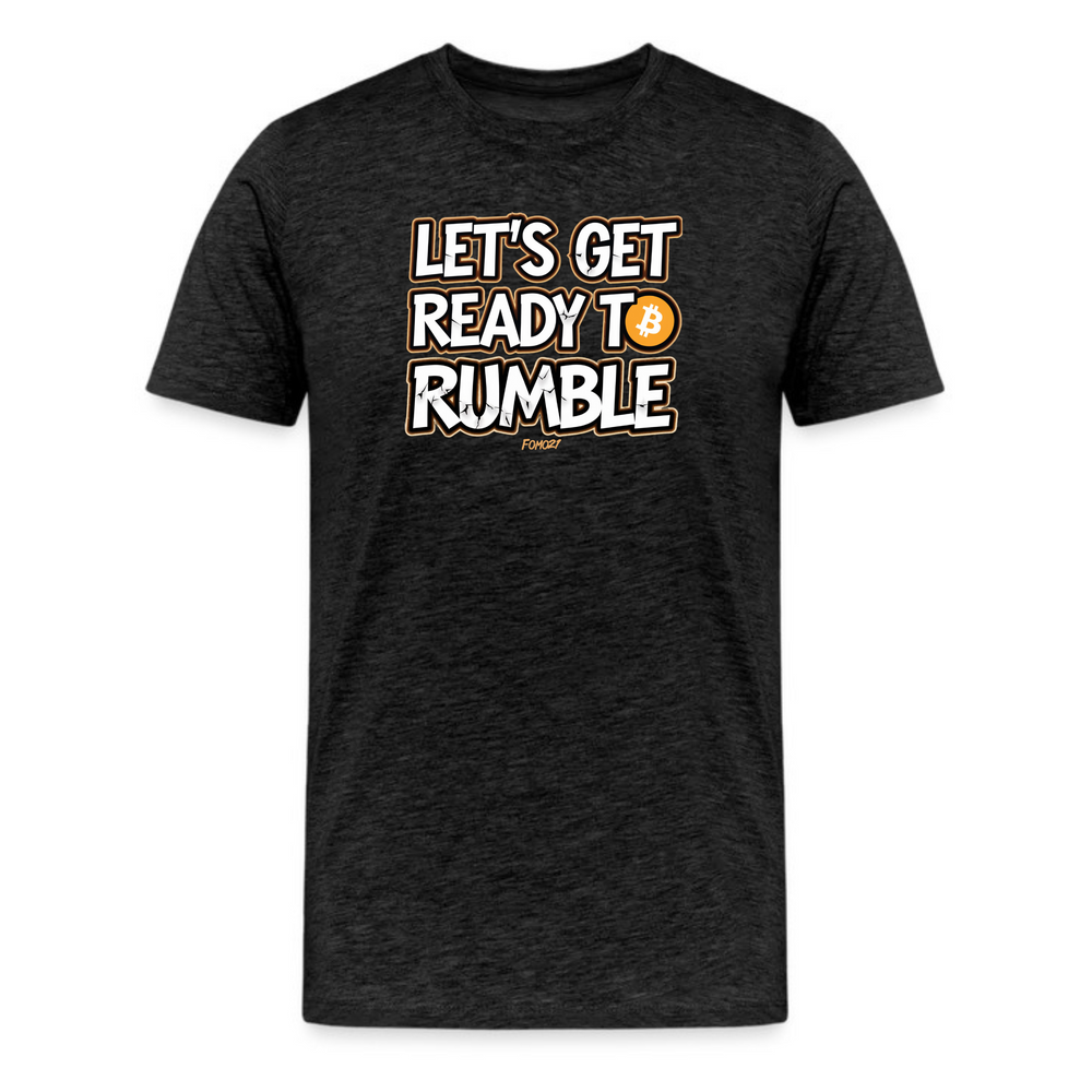 Let’s Get Ready To Rumble Bitcoin T-Shirt in dark grey heather