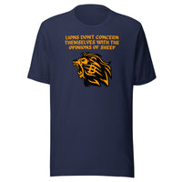 Load image into Gallery viewer, Lions Don't Concern Themselves With The Opinions of Sheep Bitcoin T-Shirt-T-Shirt-fomo21

