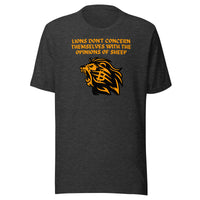 Load image into Gallery viewer, Lions Don't Concern Themselves With The Opinions of Sheep Bitcoin T-Shirt-T-Shirt-fomo21
