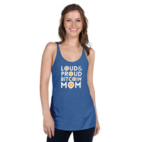 Load image into Gallery viewer, Loud &amp; Proud Bitcoin Mom Women’s Tank Top-Women's Tank Top-fomo21
