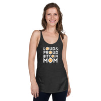 Load image into Gallery viewer, Loud &amp; Proud Bitcoin Mom Women’s Tank Top-Women's Tank Top-fomo21
