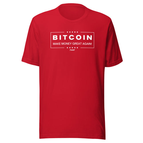 Make Money Great Again (All White) Bitcoin T-Shirt-fomo21