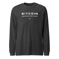 Load image into Gallery viewer, Make Money Great Again Bitcoin Long Sleeve T-Shirt-Long Sleeve T-Shirt-fomo21
