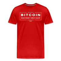 Load image into Gallery viewer, Make Money Great Again Bitcoin T-Shirt in Red
