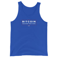 Load image into Gallery viewer, Make Money Great Again Campaign Statement Bitcoin Men's Tank Top-Men's Tank Top-fomo21
