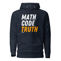 Load image into Gallery viewer, Math Code Truth Bitcoin Hoodie Sweatshirt-Pullover Hoodie Sweatshirt-fomo21
