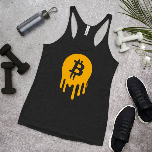 Melt Your Face Bitcoin Women's Tank Top-fomo21