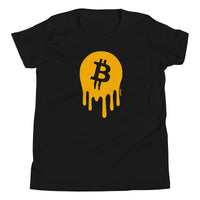 Load image into Gallery viewer, Melt Your Face Bitcoin Youth T-Shirt-fomo21
