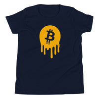 Load image into Gallery viewer, Melt Your Face Bitcoin Youth T-Shirt-fomo21
