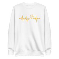 Load image into Gallery viewer, My Heart Beats Bitcoin Crewneck Sweatshirt-fomo21
