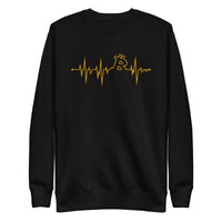Load image into Gallery viewer, My Heart Beats Bitcoin Crewneck Sweatshirt-fomo21
