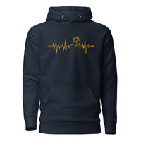 Load image into Gallery viewer, My Heart Beats Bitcoin Hoodie Sweatshirt-Pullover Hoodie Sweatshirt-fomo21
