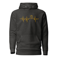 Load image into Gallery viewer, My Heart Beats Bitcoin Hoodie Sweatshirt-Pullover Hoodie Sweatshirt-fomo21
