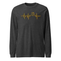 Load image into Gallery viewer, My Heart Beats Bitcoin Long Sleeve T-Shirt-fomo21
