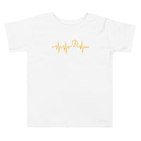 Load image into Gallery viewer, My Heart Beats Bitcoin Toddler T-Shirt-fomo21
