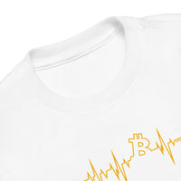 Load image into Gallery viewer, My Heart Beats Bitcoin Toddler T-Shirt-fomo21
