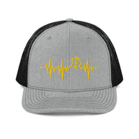 Load image into Gallery viewer, My Heart Beats Bitcoin Trucker Hat-fomo21
