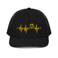Load image into Gallery viewer, My Heart Beats Bitcoin Trucker Hat-fomo21
