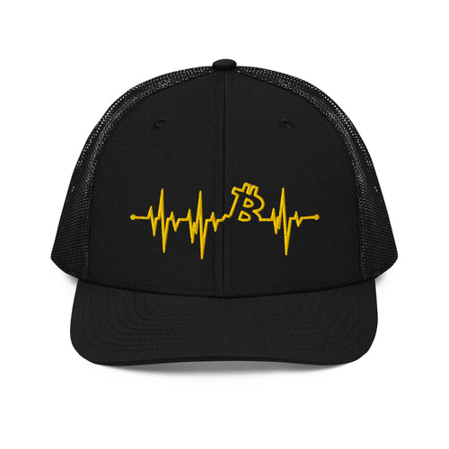 My Heart Beats Bitcoin Trucker Hat-fomo21