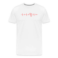 Load image into Gallery viewer, My Heart Beats Carnivore T-Shirt in white color, unisex design, short sleeve
