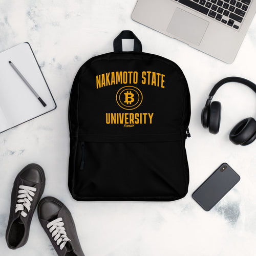Nakamoto State University Bitcoin Backpack-fomo21