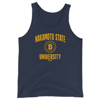 Load image into Gallery viewer, Nakamoto State University Bitcoin Men's Tank Top-fomo21
