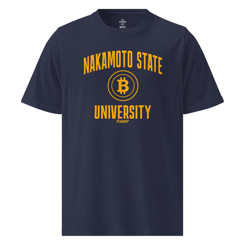Nakamoto State University Bitcoin Under Armour Athletic T-Shirt-fomo21