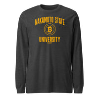 Load image into Gallery viewer, Nakamoto State University Long Sleeve T-Shirt-fomo21
