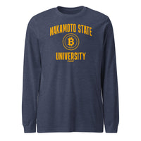 Load image into Gallery viewer, Nakamoto State University Long Sleeve T-Shirt-fomo21
